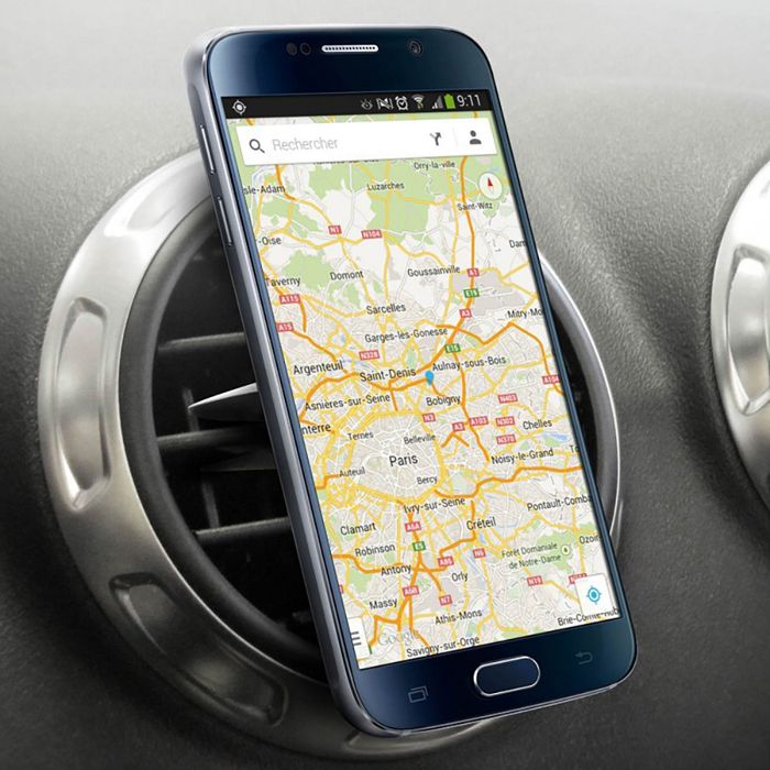  TOROCHI - SUPPORT ALU AIMANTE VOITURE GRILLE AERATION