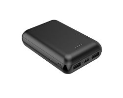 GOMU - BATTERIE DE SECOURS ULTRA COMPACTE - 10 000 MAH NOIRE