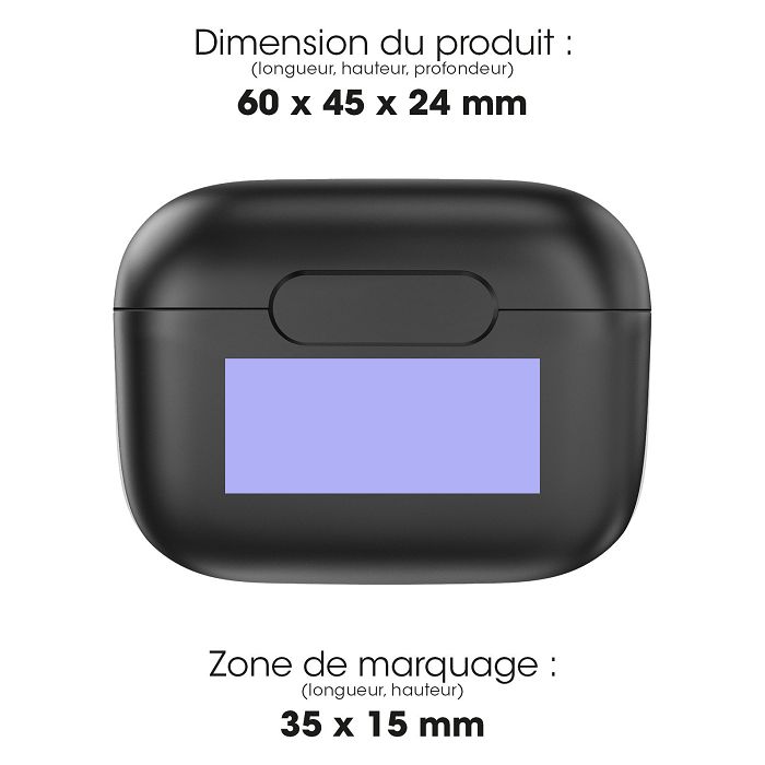  KODAI - ÉCOUTEURS SANS FIL BLUETOOTH - NOIR