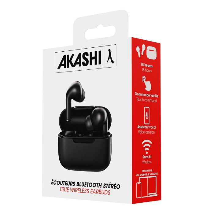  KODAI - ÉCOUTEURS SANS FIL BLUETOOTH - NOIR