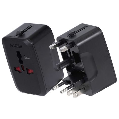  TOREBU - ADAPTATEUR UNIVERSEL DE VOYAGE - NOIR