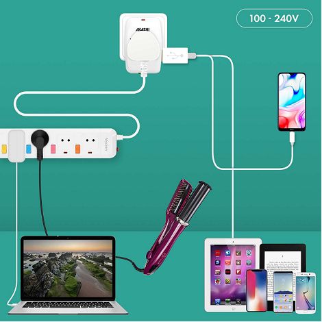  KOJIMA - ADAPTATEUR UNIVERSEL DE VOYAGE AVEC SORTIES USB-C ET USB