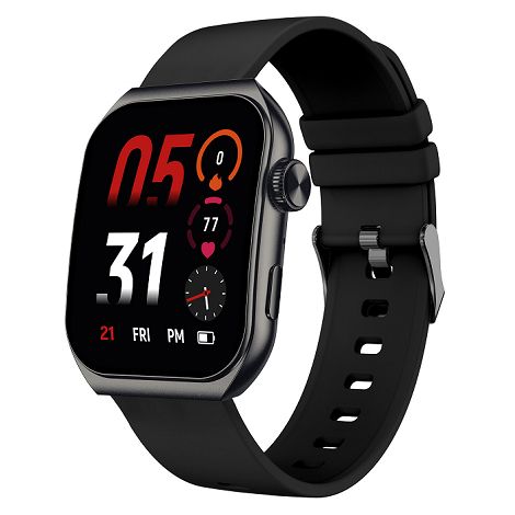  SHOKKA - MONTRE CONNECTEE NOIRE AVEC ECRAN AMOLED INCURVE