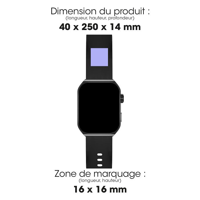  SHOKKA - MONTRE CONNECTEE NOIRE AVEC ECRAN AMOLED INCURVE