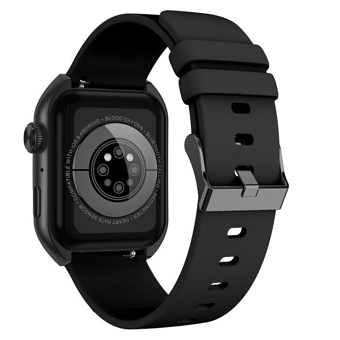  SHOKKA - MONTRE CONNECTEE NOIRE AVEC ECRAN AMOLED INCURVE