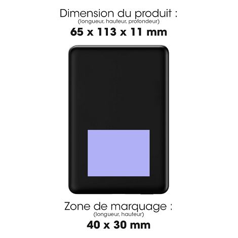  MANTI - BATTERIE DE SECOURS ALUMINIUM  MAGSAFE 20W - NOIR