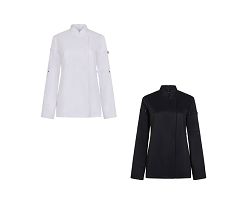 Veste de cuisine pour femme (190 g/m²) en coton (35 %) et polyest