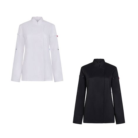  Veste de cuisine pour femme (190 g/m²) en coton (35 %) et polyest