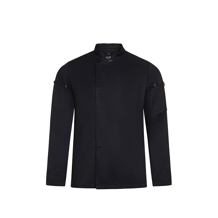  Veste de cuisine unisexe (190 g/m²) en coton (35 %) et polyester 