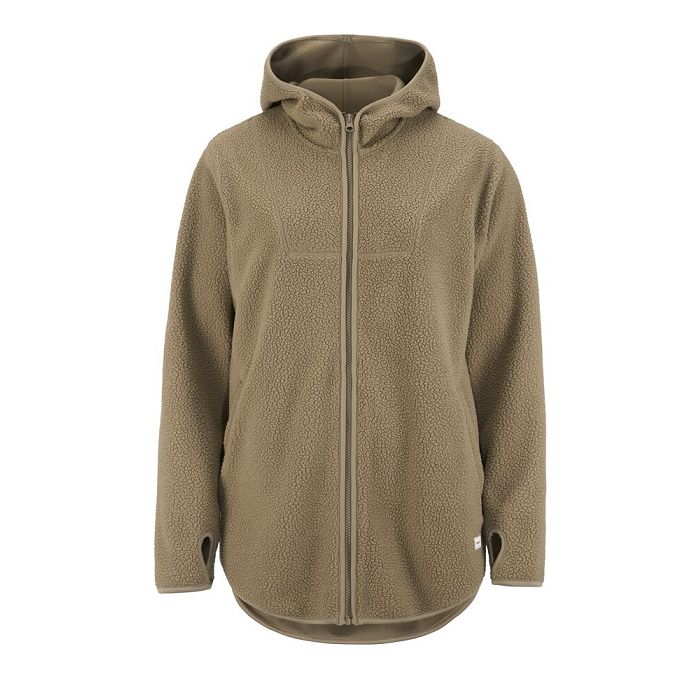  Join Pile Fleece FZ Hood W