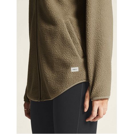  Join Pile Fleece FZ Hood W