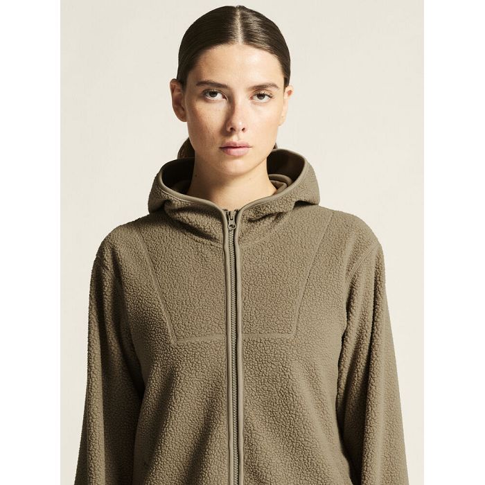  Join Pile Fleece FZ Hood W