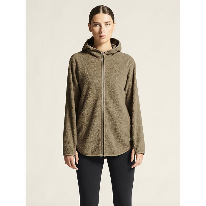  Join Pile Fleece FZ Hood W