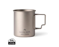Tasse 450 ml ultra légère en titane Nordic Drift Trail