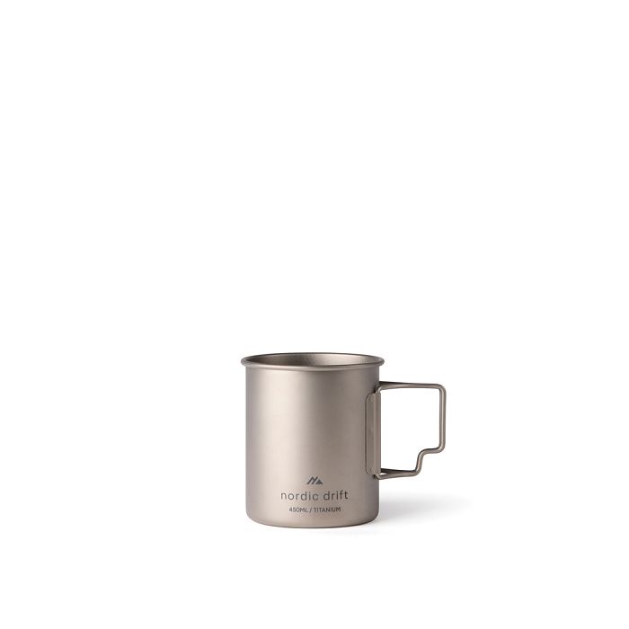  Tasse 450 ml ultra légère en titane Nordic Drift Trail