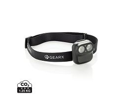 Lampe frontale avec capteur de mouvement en ABS RCS Gear X