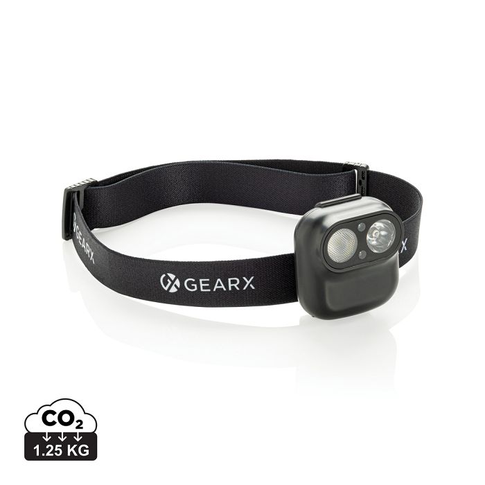  Lampe frontale avec capteur de mouvement en ABS RCS Gear X