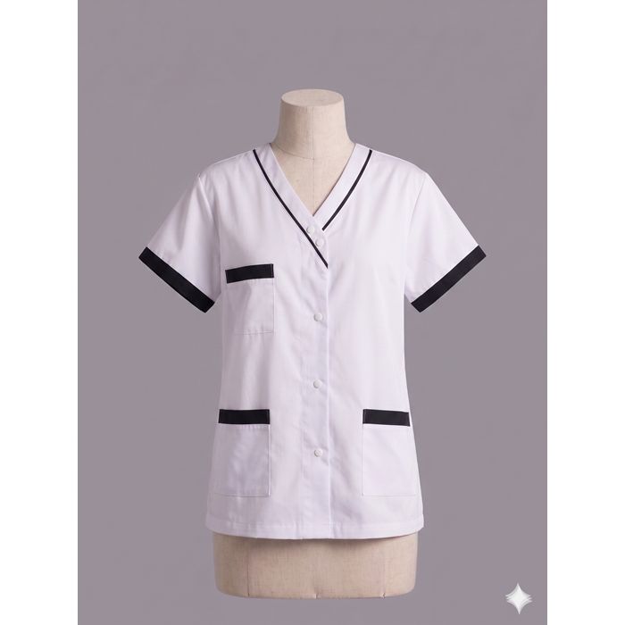  Blouse croisée femme manches courtes