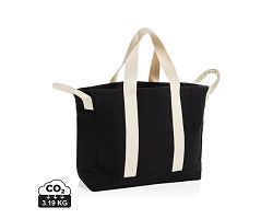 Sac de plage BEAU AWARE™ en toile recyclée 400 g/m², avec po