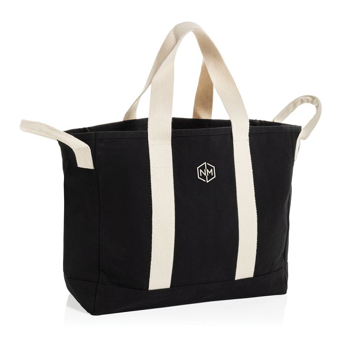  Sac de plage BEAU AWARE™ en toile recyclée 400 g/m², avec po
