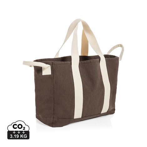  Sac de plage BEAU AWARE™ en toile recyclée 400 g/m², avec po