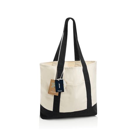  Sac cabas 350gsm en coton recyclé AWARE™ SHOP LOCAL