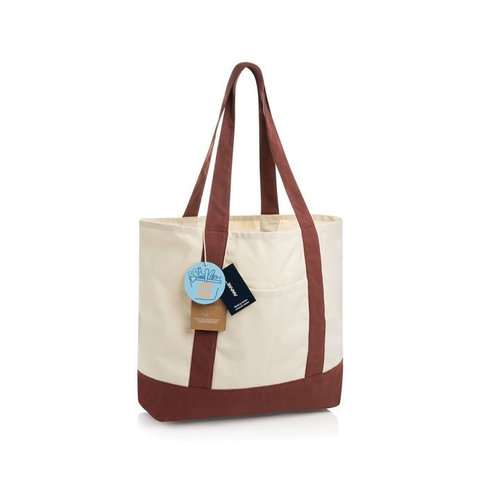  Sac cabas 350gsm en coton recyclé AWARE™ SHOP LOCAL