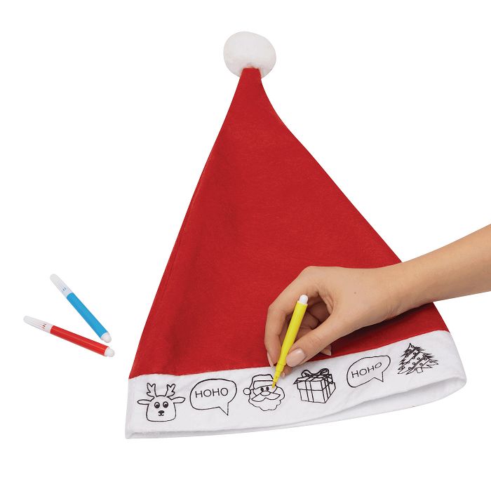  COLOURFUL HAT - Bonnet de noël en feutre