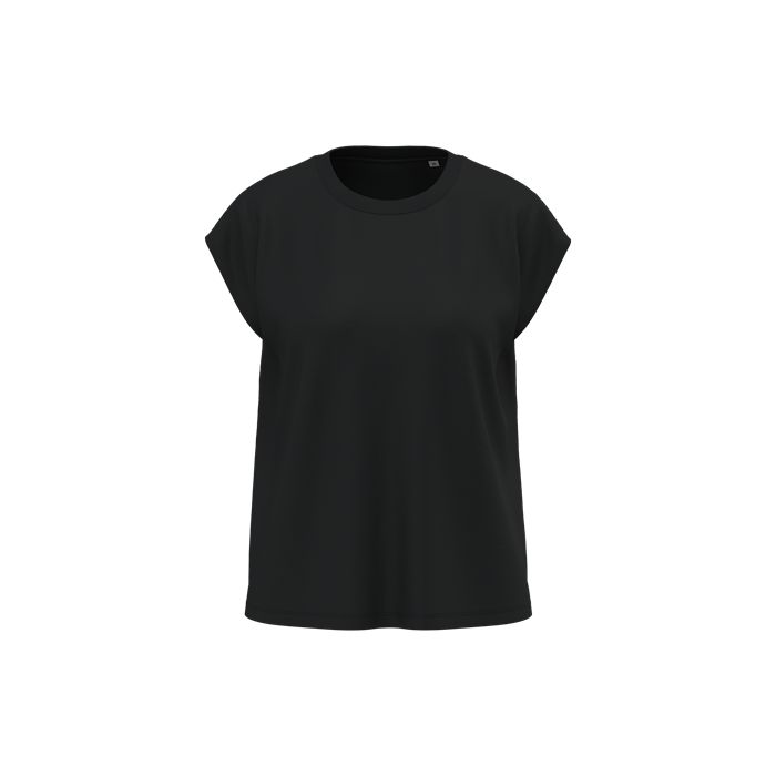  T-shirt écoresponsable sans manches à épaulettes femme