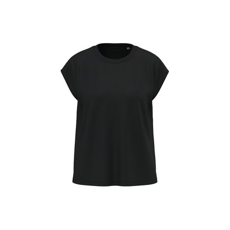  T-shirt écoresponsable sans manches à épaulettes femme