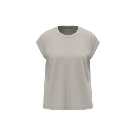  T-shirt écoresponsable sans manches à épaulettes femme