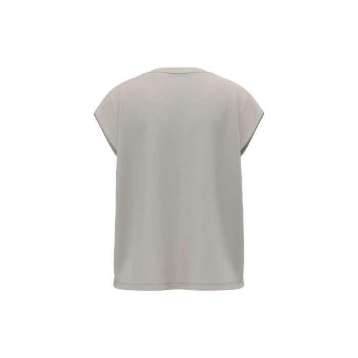  T-shirt écoresponsable sans manches à épaulettes femme