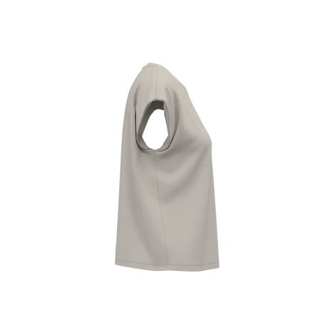  T-shirt écoresponsable sans manches à épaulettes femme