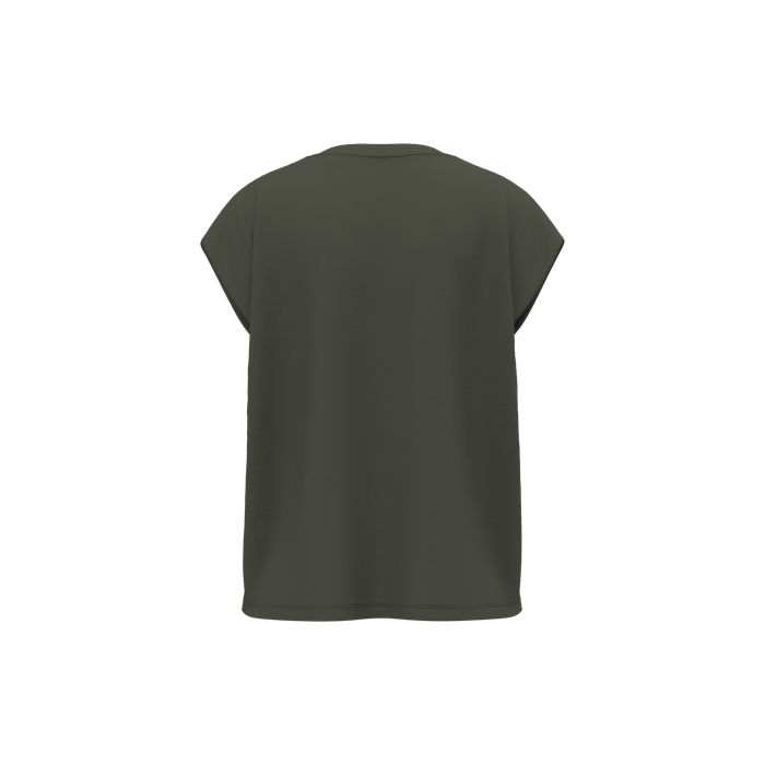  T-shirt écoresponsable sans manches à épaulettes femme