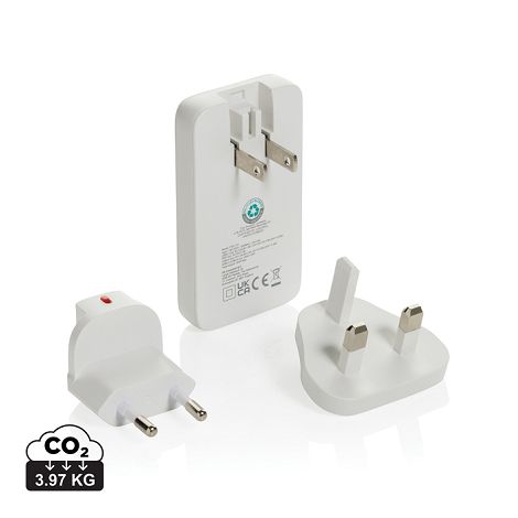  Chargeur plat 65W GAN avec connecteurs universels  Fluxo RCS