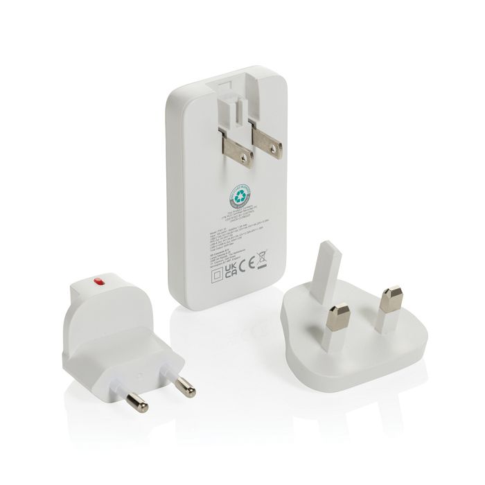  Chargeur plat 65W GAN avec connecteurs universels  Fluxo RCS