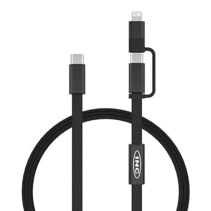  Câble de recharge rapide 60W 2-en-1 Arc RCS