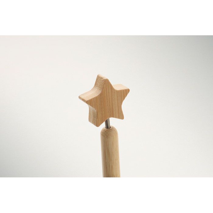  Stylo à bille étoile en bambou