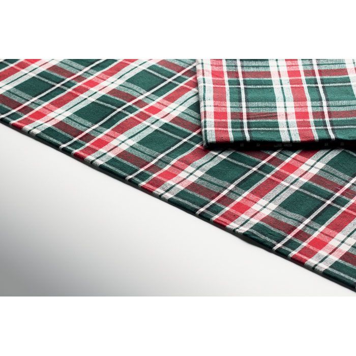  Nappe à carreaux en coton.