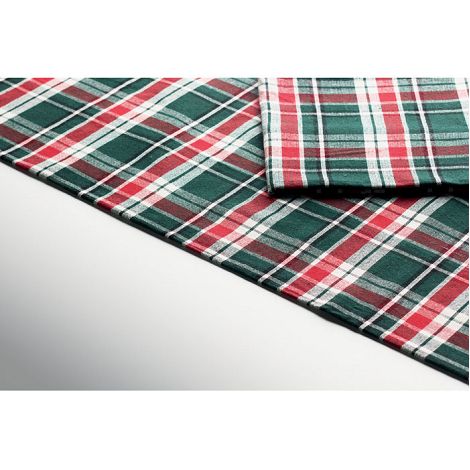  Nappe à carreaux en coton.