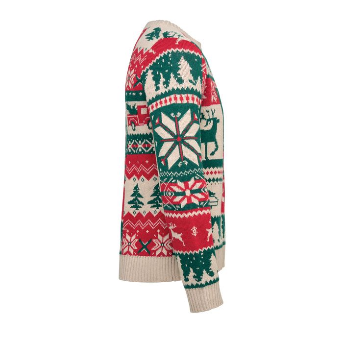  Pull de Noël tricoté S-M