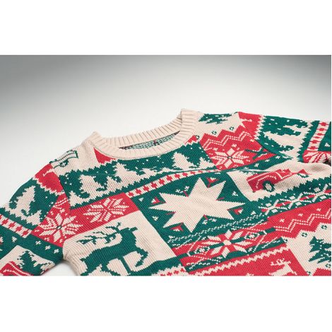  Pull de Noël tricoté S-M
