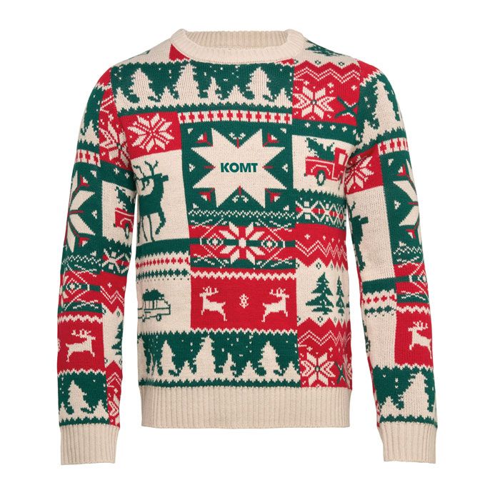  Pull de Noël tricoté S-M