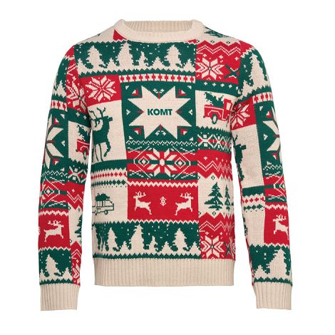 Pull de Noël tricoté S-M