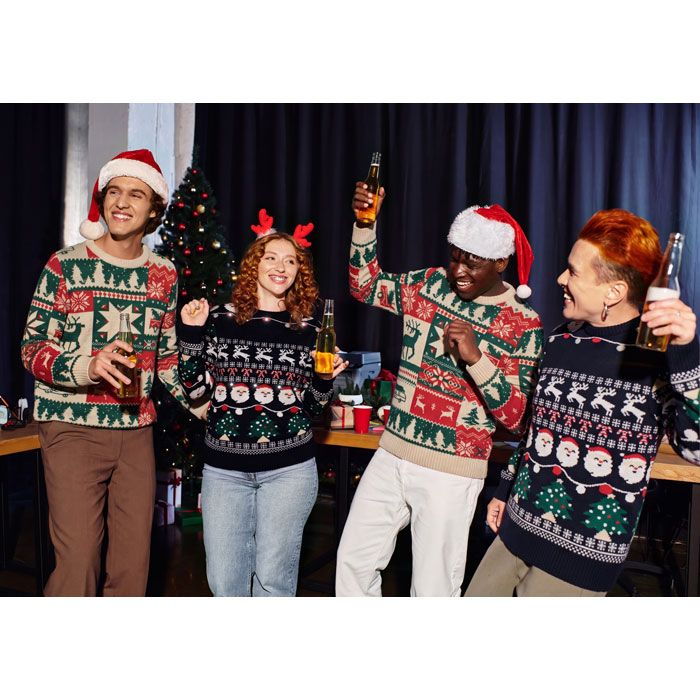  Pull de Noël tricoté S-M
