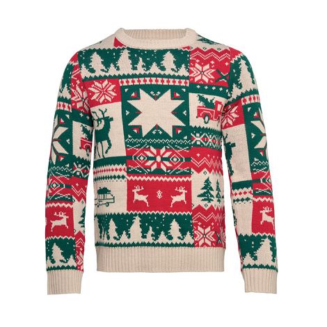  Pull de Noël tricoté L-XL
