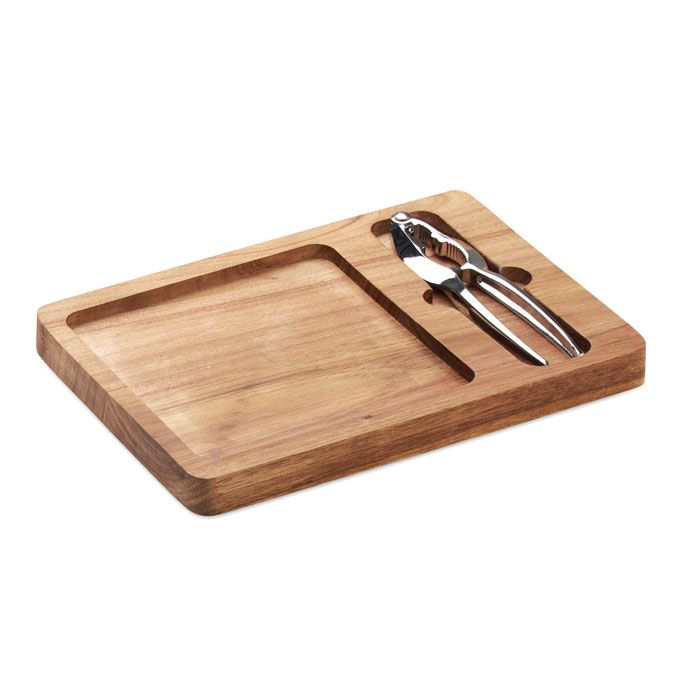 Set de casse-noix en acacia