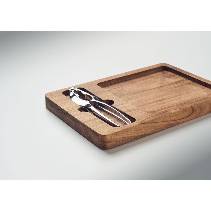  Set de casse-noix en acacia