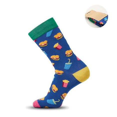  Chaussettes motifs amusants M
