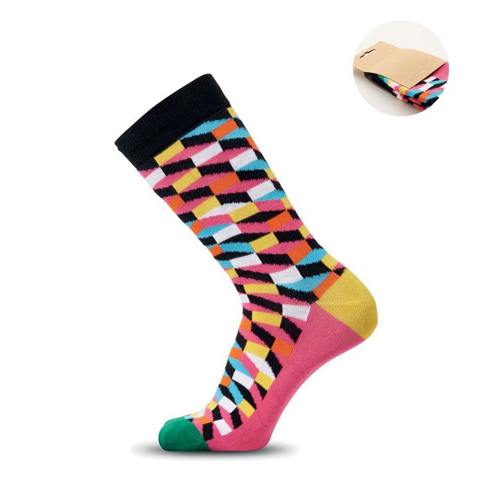  Chaussettes motifs amusants M